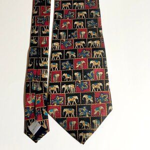 Unleash Your Wild Side: Own a Piece of History with This Vintage Elephant Silk